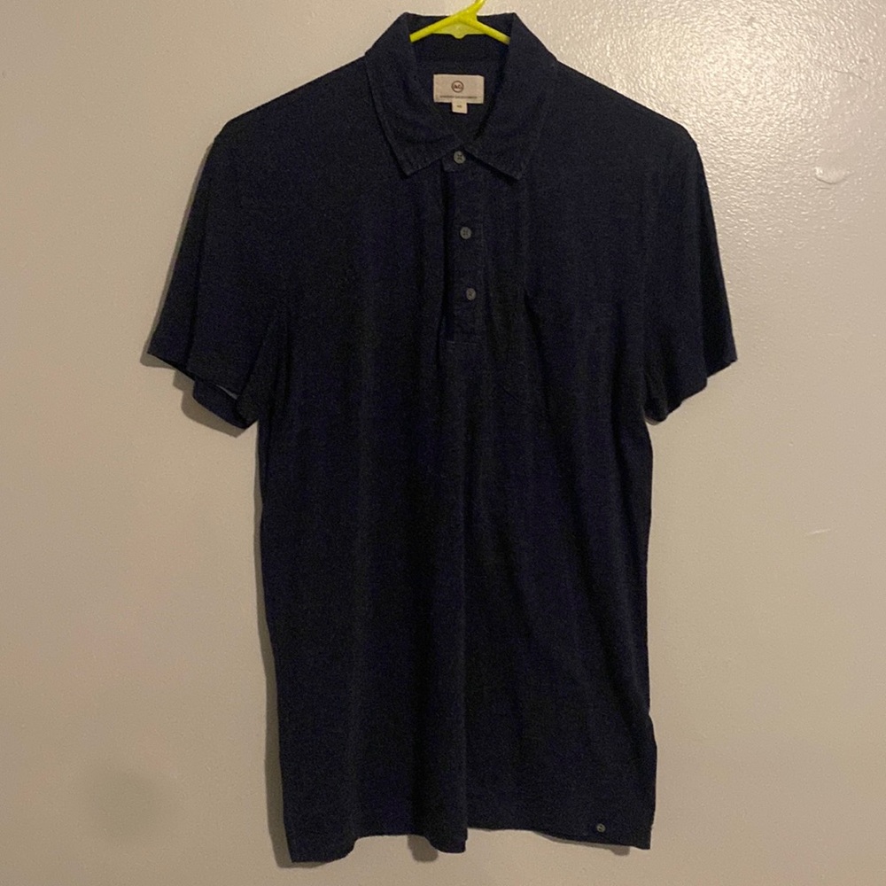 Navy Polo. AG Jeans